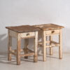 Pair of antique bedside tables (c.1920). 2 piece set #1