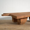 Antique solid wood side table (c.1920) #17 - Image 4