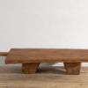 Antique solid wood side table (c.1920) #17