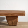 Antique solid wood side table (c.1920) #17 - Image 7