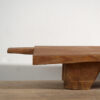 Antique solid wood side table (c.1920) #17 - Image 8