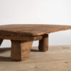 Mesa baja antigua de madera maciza (c.1920) #5 - Imagen 5