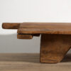 Mesa baja antigua de madera maciza (c.1920) #5 - Imagen 9