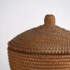 Ancien panier en rotin tressé (c.1920) #1 – Image 3