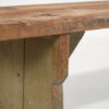 Ancien banc long en bois massif (c.1920) #25 – Image 4