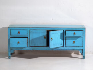 Mueble TV de color azul turquesa