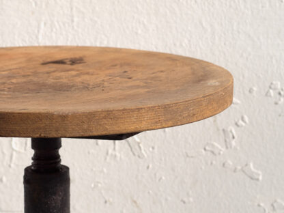 Industrial style round stools (c.1950). Set of 4 pieces - Image 12