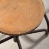 Industrial style round stools (c.1950). Set of 4 pieces - Image 7