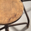 Industrial style round stools (c.1950). Set of 4 pieces - Image 10