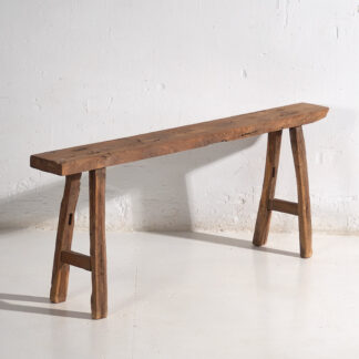 Antiguo banco para pie de cama (c.1870) #43
