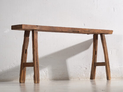 Antiguo banco para pie de cama (c.1870) #43