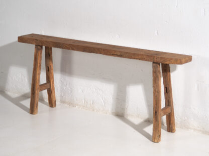 Antiguo banco para pie de cama (c.1870) #43