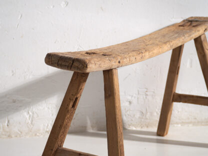 Banc ancien de style wabi sabi (c.1870) #65 – Image 5