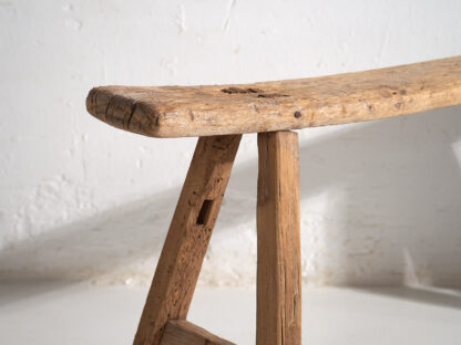 Banc ancien de style wabi sabi (c.1870) #65 – Image 6