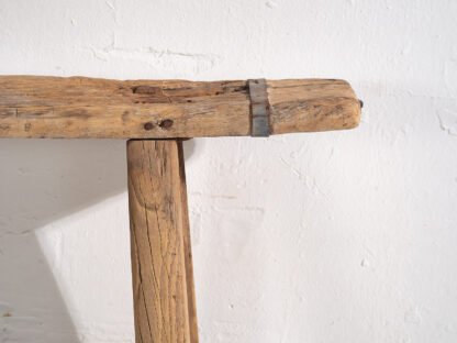 Banc ancien de style wabi sabi (c.1870) #65 – Image 8