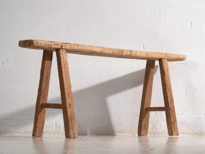 Banc ancien de style primitif (c.1870) #70