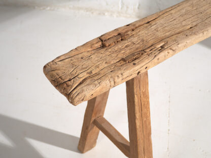 Banc ancien de style primitif (c.1870) #70 – Image 3