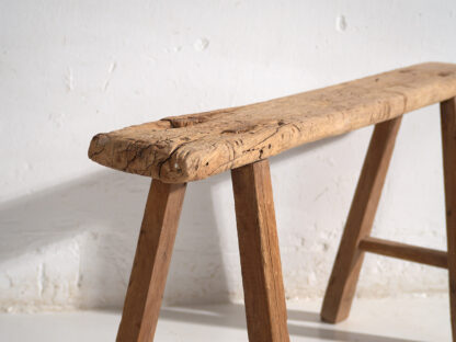 Banc ancien de style primitif (c.1870) #70 – Image 5