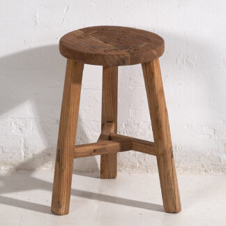Antique primitive style stool (c.1900) #14