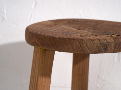 Antique primitive style stool (c.1900) #14 - Image 5
