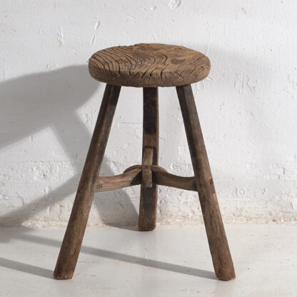 Antique primitive stool (c.1920) #17