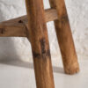 Antiguo taburete de madera maciza (c.1900) #24 - Imagen 6