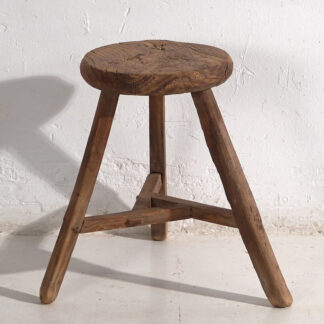 Antique wabi sabi style stool (c.1900) #25