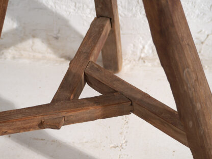 Antique wabi sabi style stool (c.1900) #25 - Image 4