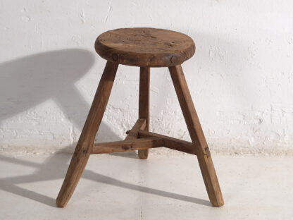 Antique wabi sabi style stool (c.1900) #25