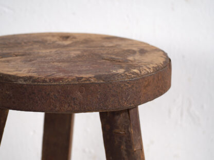 Antique primitive stool (c.1900) #28 - Image 5
