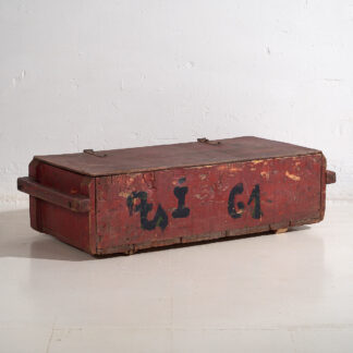 Cofre rectangular vintage (c.1940) #1
