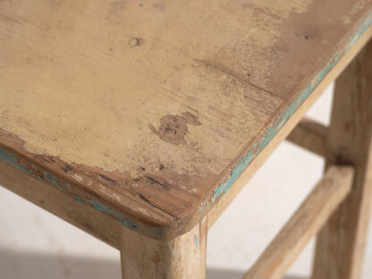 Ancienne table basse en bois massif (c.1920) #13 – Image 4