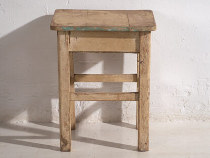 Ancienne table basse en bois massif (c.1920) #13