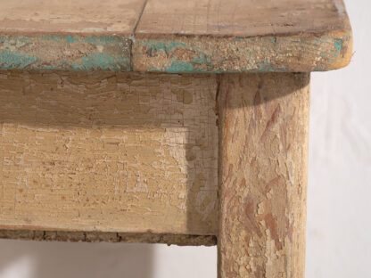 Ancienne table basse en bois massif (c.1920) #13 – Image 7