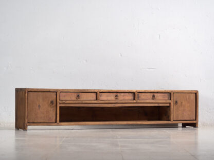 Antiguo mueble TV de madera maciza (c.1900) #20