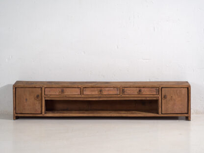 Antiguo mueble TV de madera maciza (c.1900) #20
