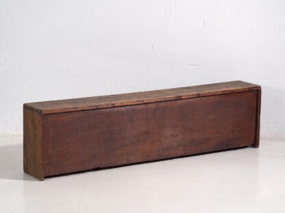 Antiguo mueble TV azul con detalles florales (c.1900) #23