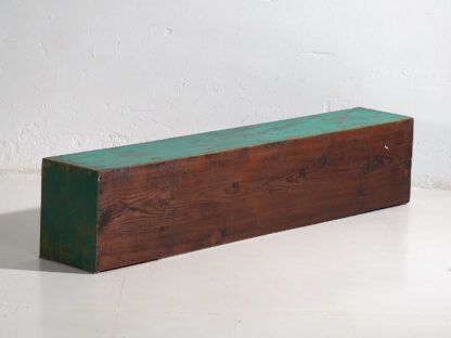 Ancien meuble TV oriental vert turquoise (c.1900) #26