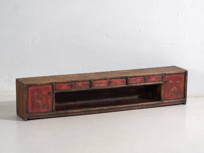 Antique red TV cabinet (c.1900) #28