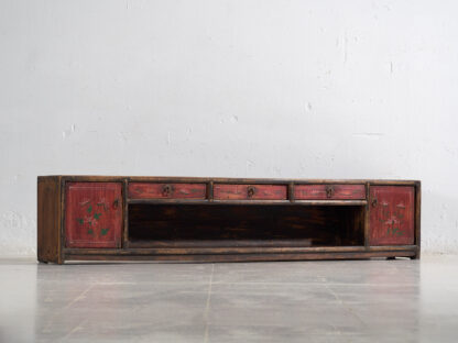 Antique red TV cabinet (c.1900) #28
