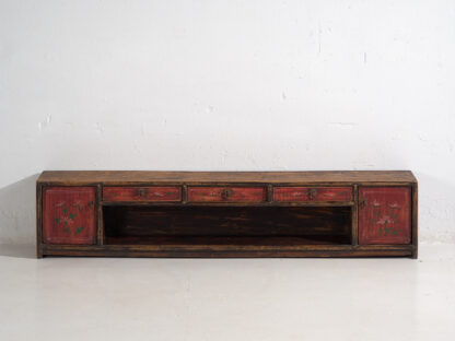 Antique red TV cabinet (c.1900) #28