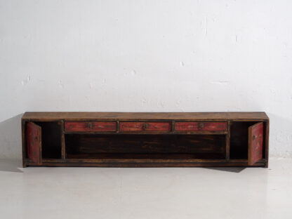 Antique red TV cabinet (c.1900) #28