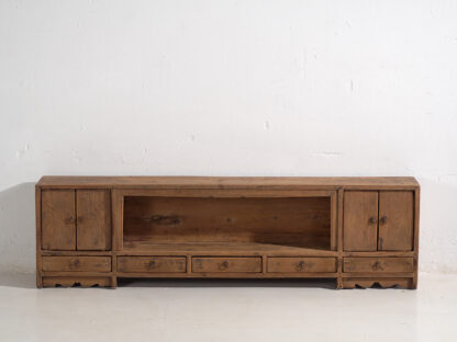 Antiguo mueble TV de madera maciza (c.1900) #30
