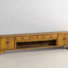 Mueble de TV antiguo de color amarillo (c.1900) #33