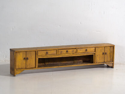 Antique yellow TV cabinet (c.1900) #33
