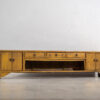 Mueble de TV antiguo de color amarillo (c.1900) #33