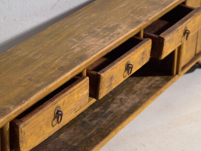 Antique yellow TV cabinet (c.1900) #33 - Image 13