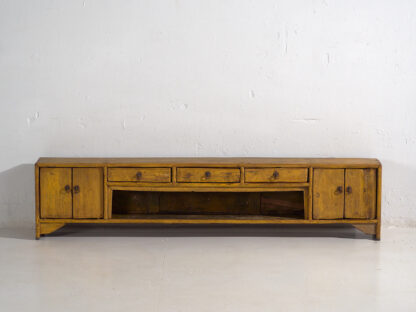Antique yellow TV cabinet (c.1900) #33