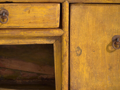Antique yellow TV cabinet (c.1900) #33 - Image 21