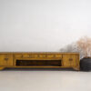 Mueble de TV antiguo de color amarillo (c.1900) #33